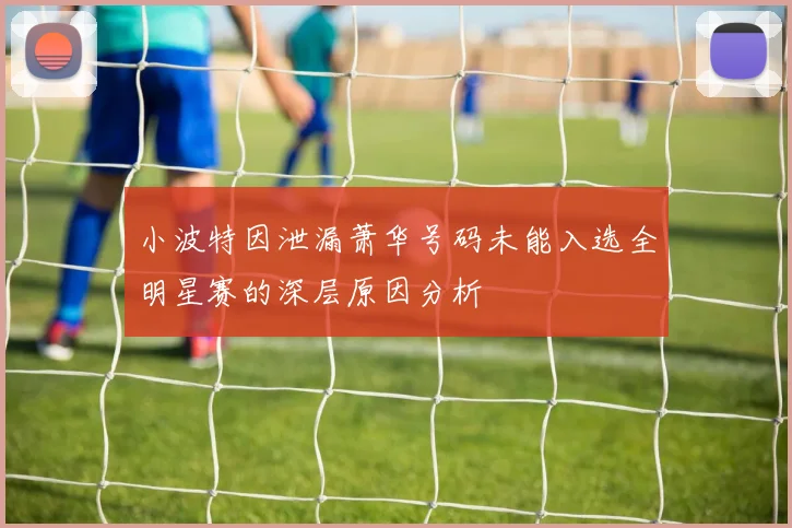 小波特因泄漏萧华号码未能入选全明星赛的深层原因分析
